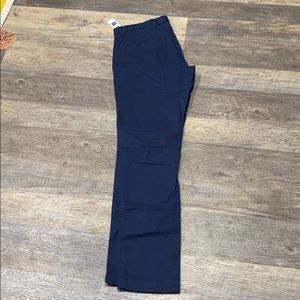Gap Navy Flat Front Slim Fit Pants 32x32